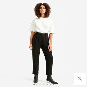 Everlane The Put-Together Pleat Pant NWT 8 black